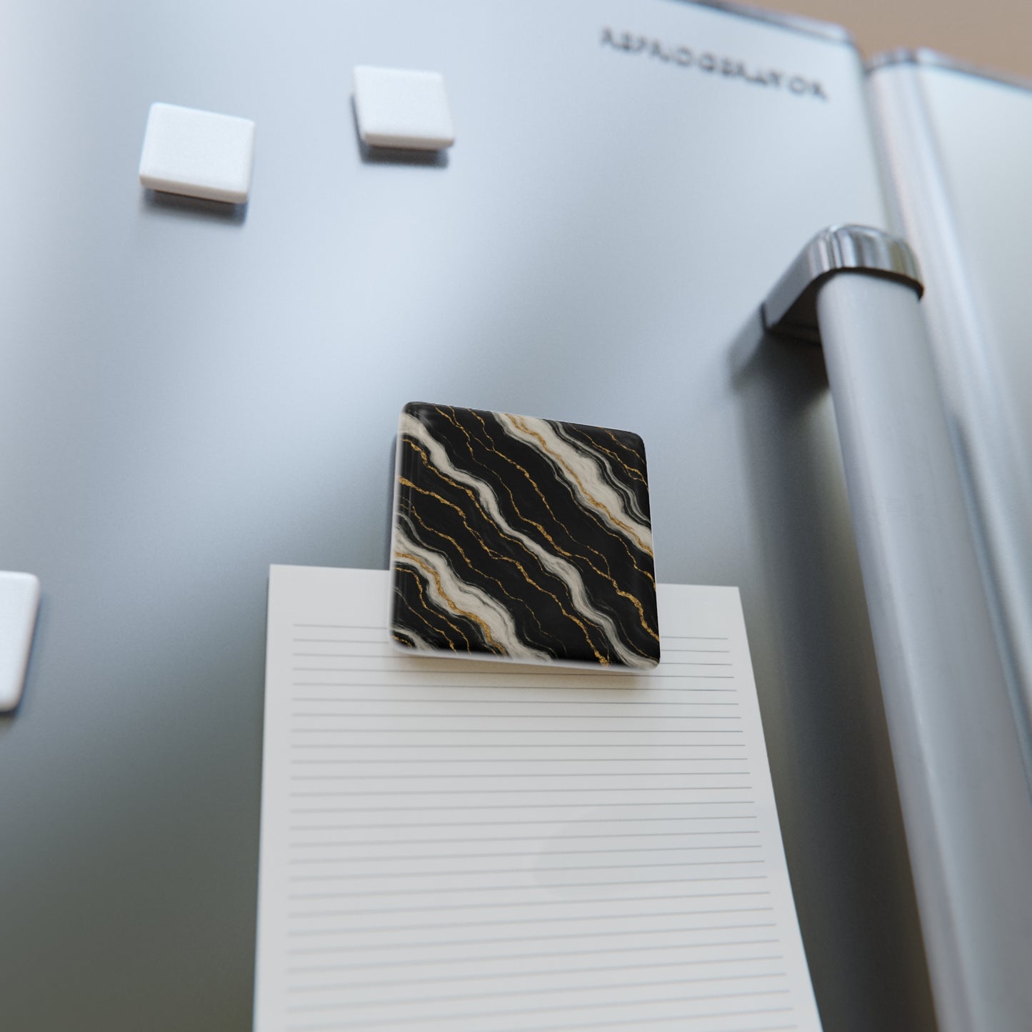 Midnight Marble Porcelain Magnet