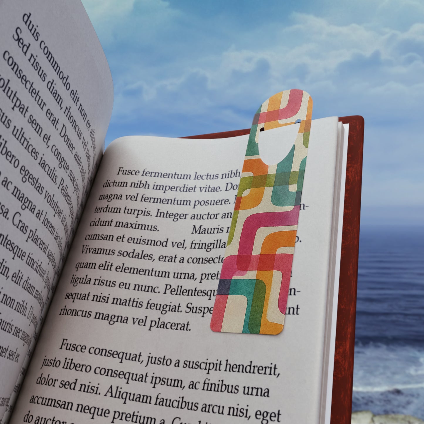 Retro Lines Bookmark