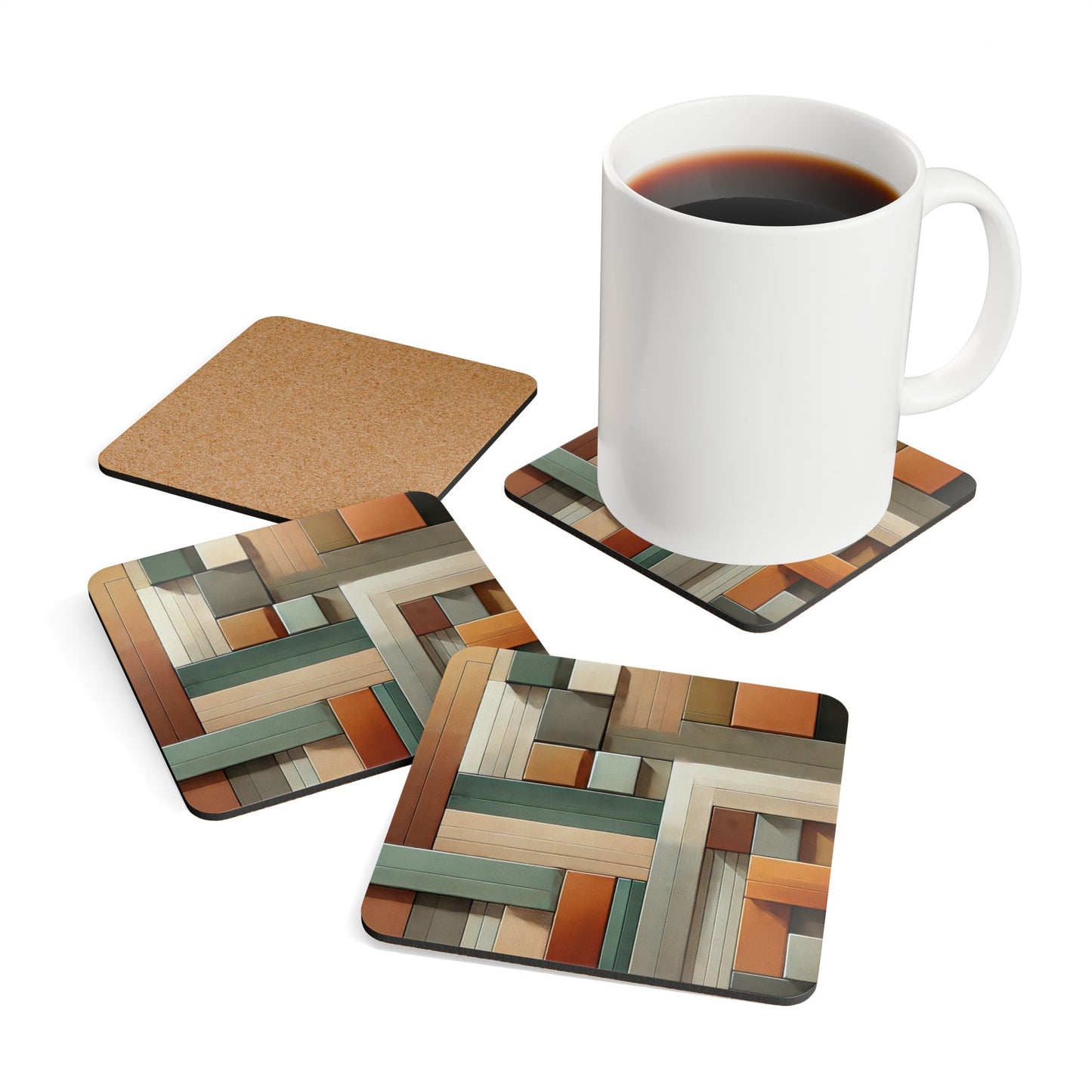 XCorkwood Coaster Set