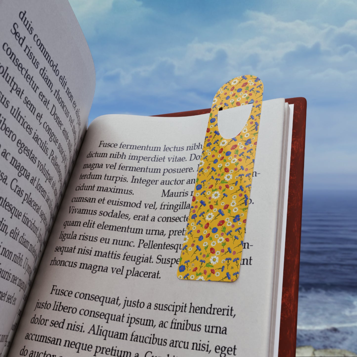 Elegant Floral Bookmark