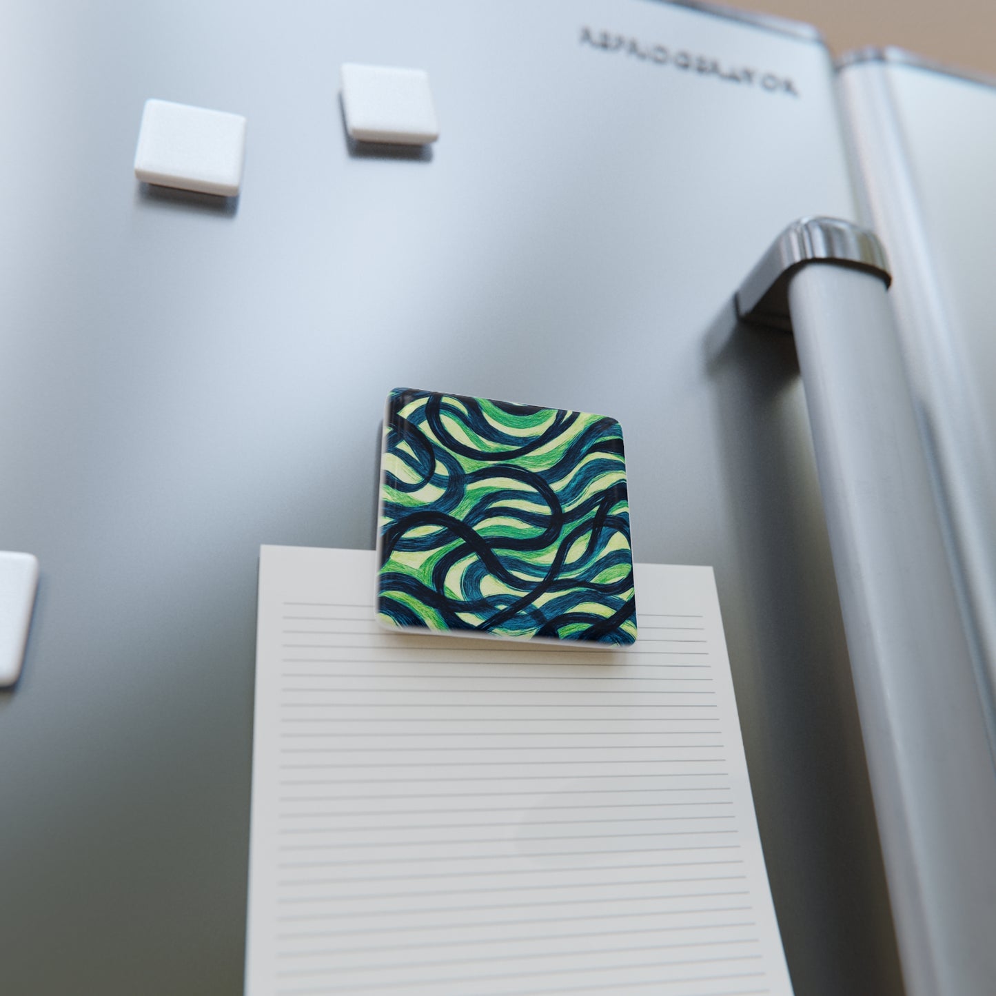 Porcelain Square Magnet -