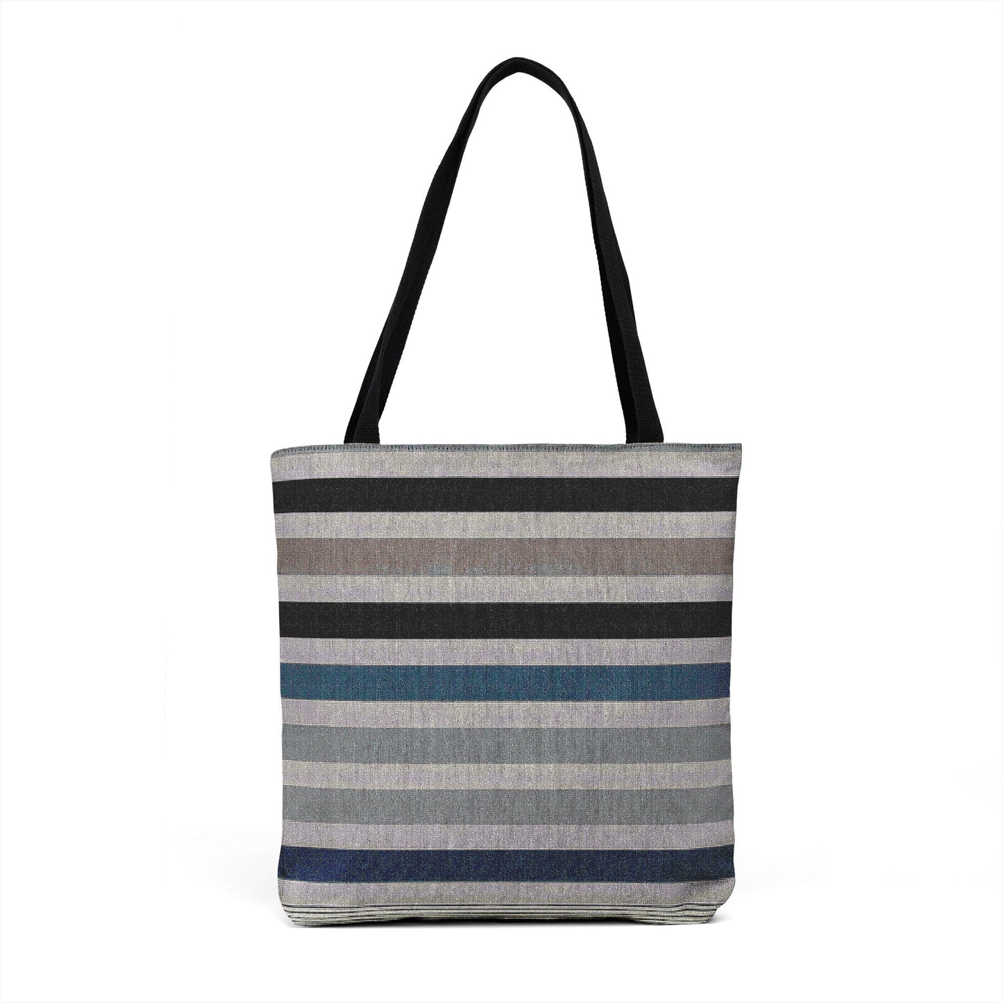 Woven Tote Harbor Stripe – Charcoal