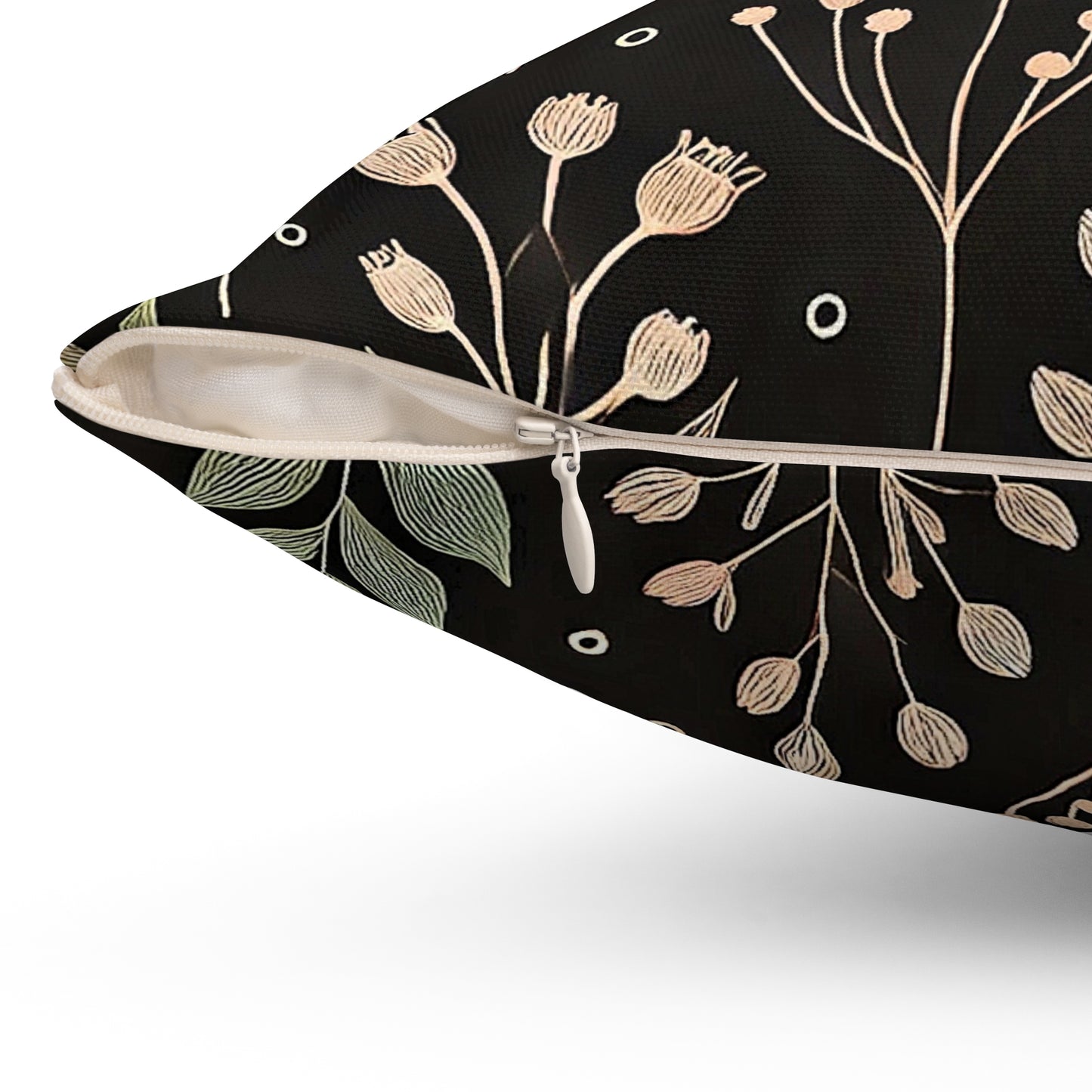 Botanical Bloom Throw Pillow