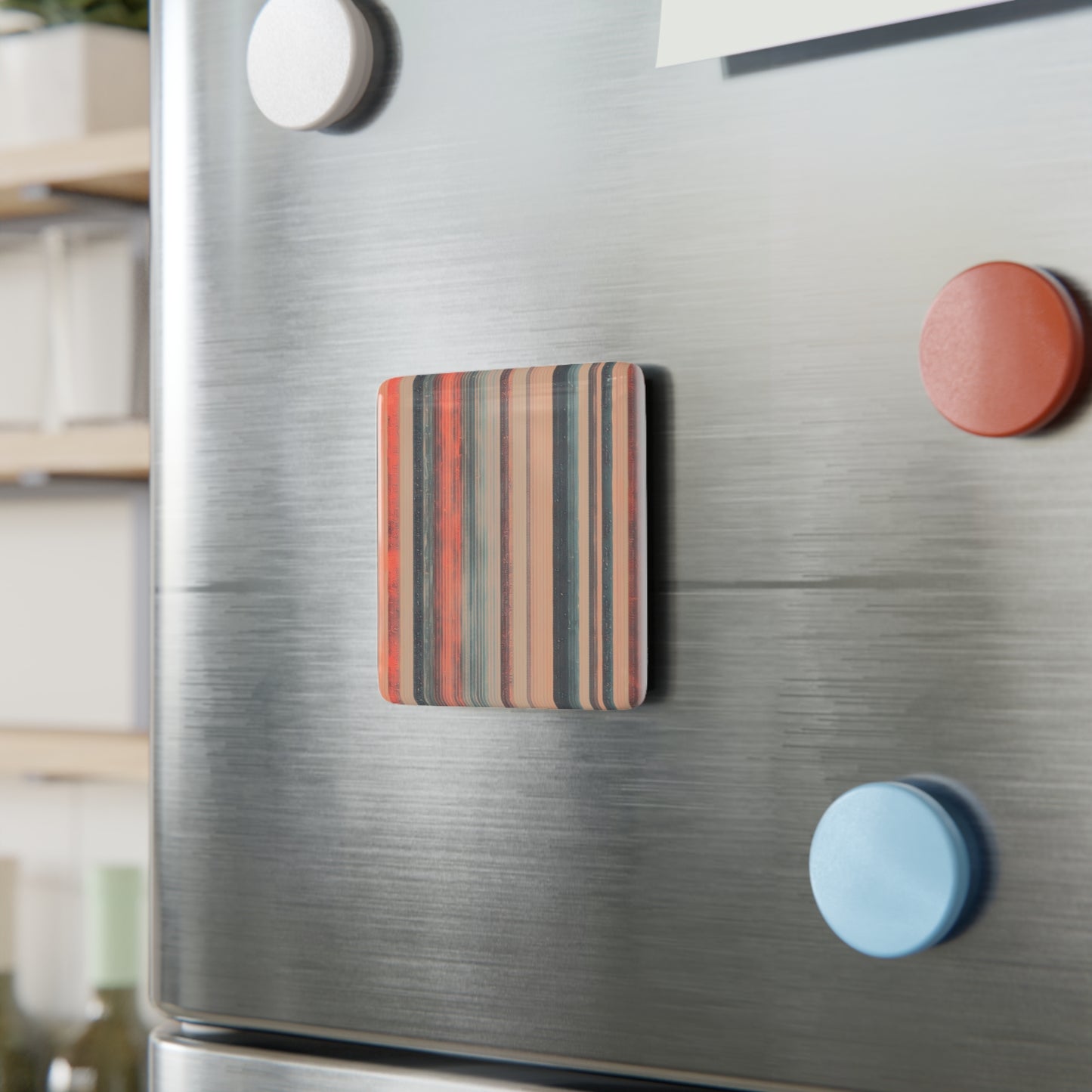Canyon Stripes Porcelain Magnet