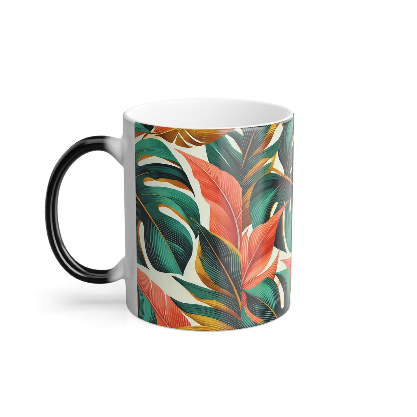 Tropical Leaf Color Morphing Mug - 11oz