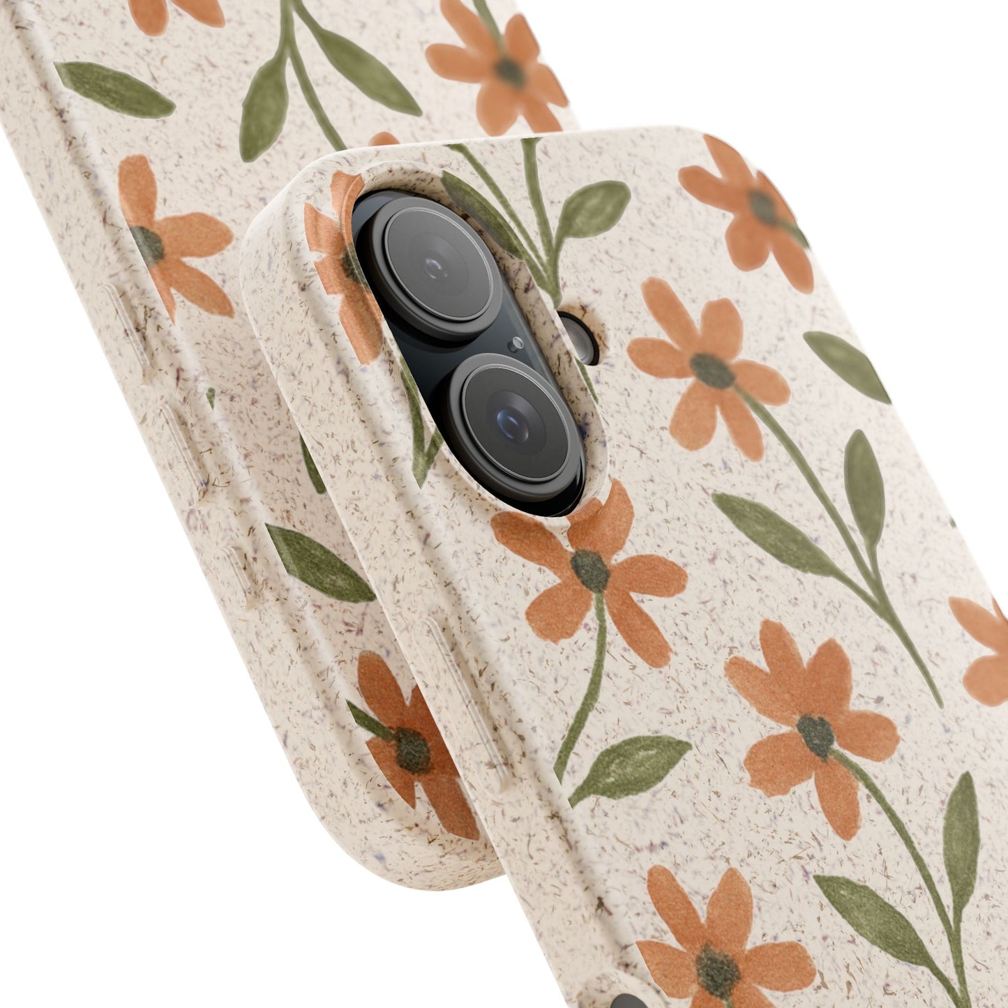 Floral Phone Case - Biodegradable Protective Cover
