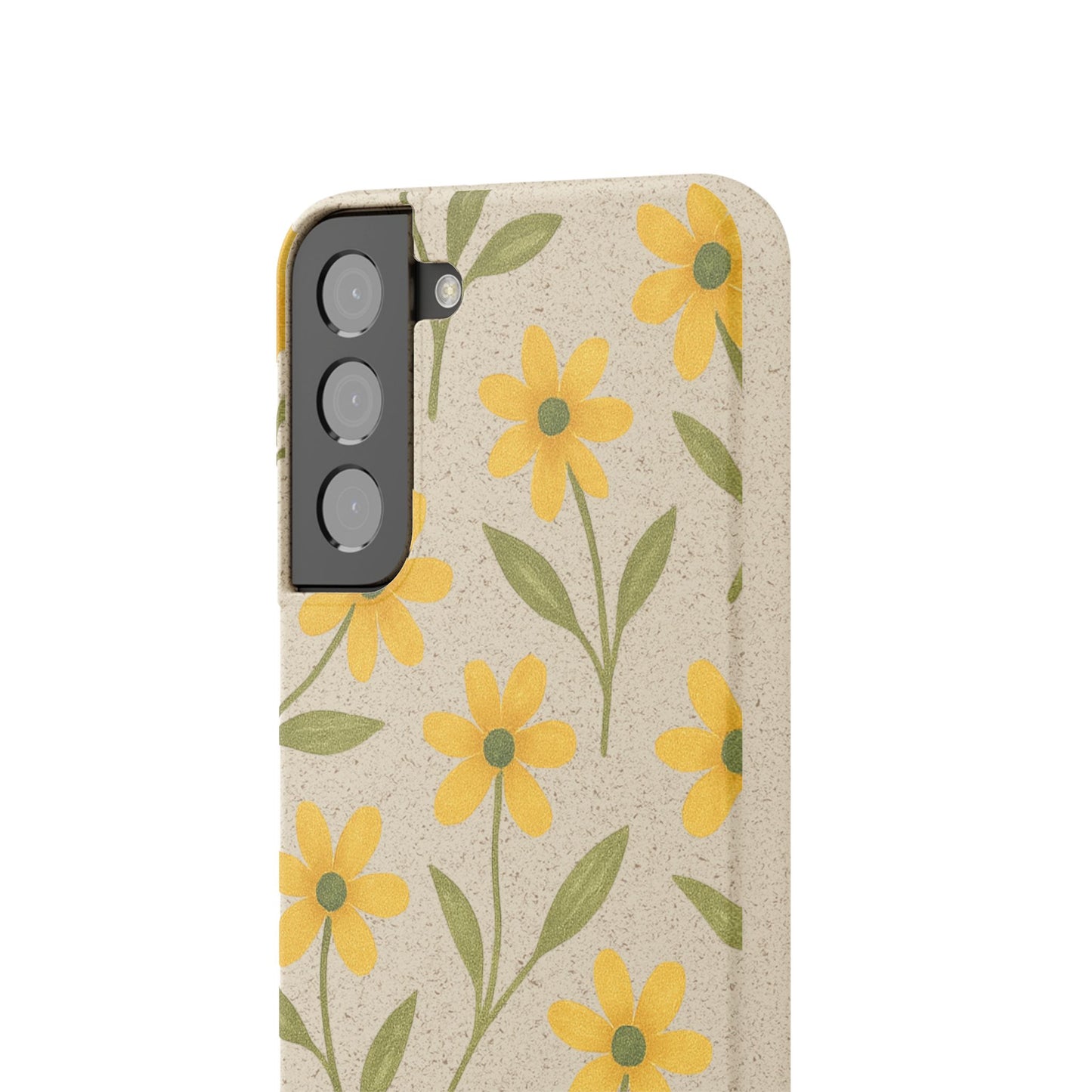 Meadow Bloom Biodegradable Phone Case - Marigold