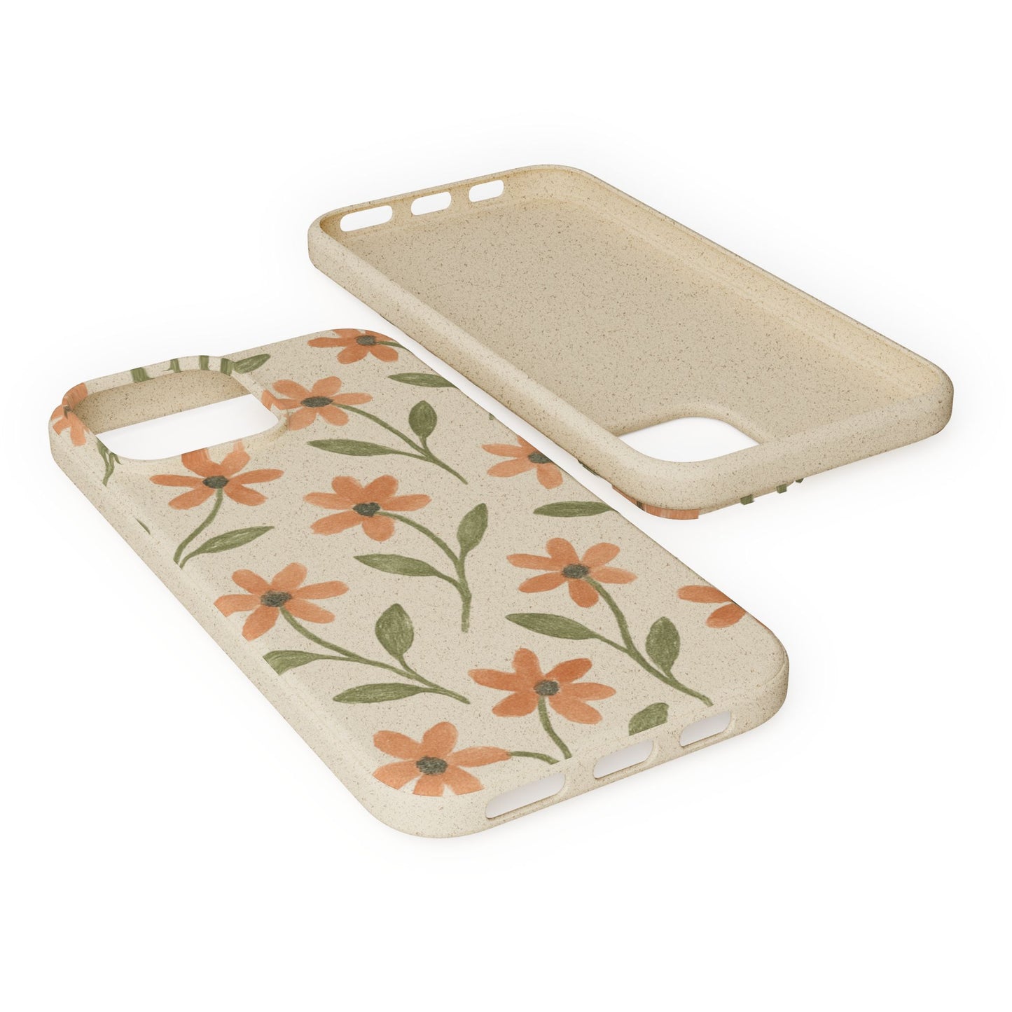 Floral Phone Case - Biodegradable Protective Cover