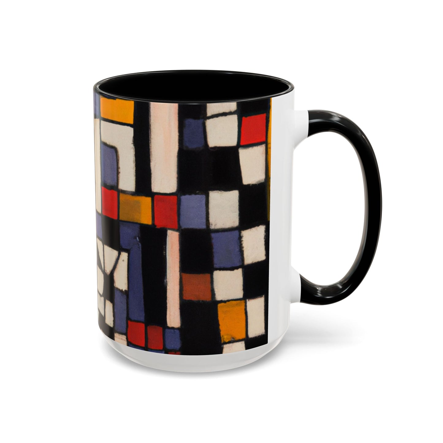 Modern Blocks Accent Coffee Mug, 11oz