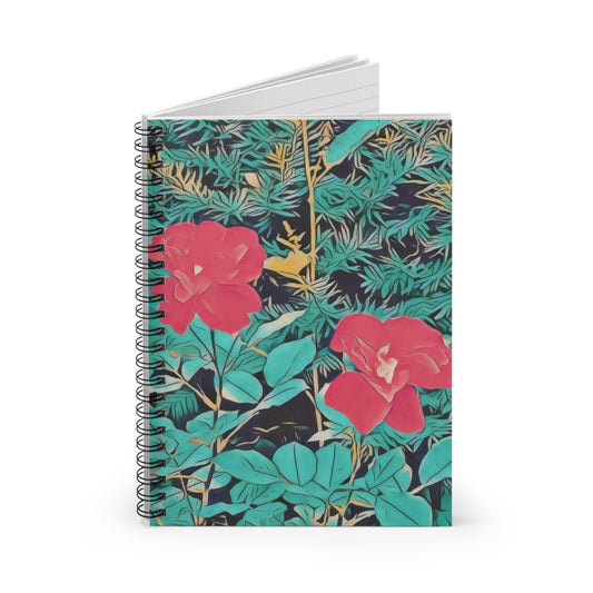Flowers v2 (Original Photo Edit) Spiral Notebook - Ruled Line