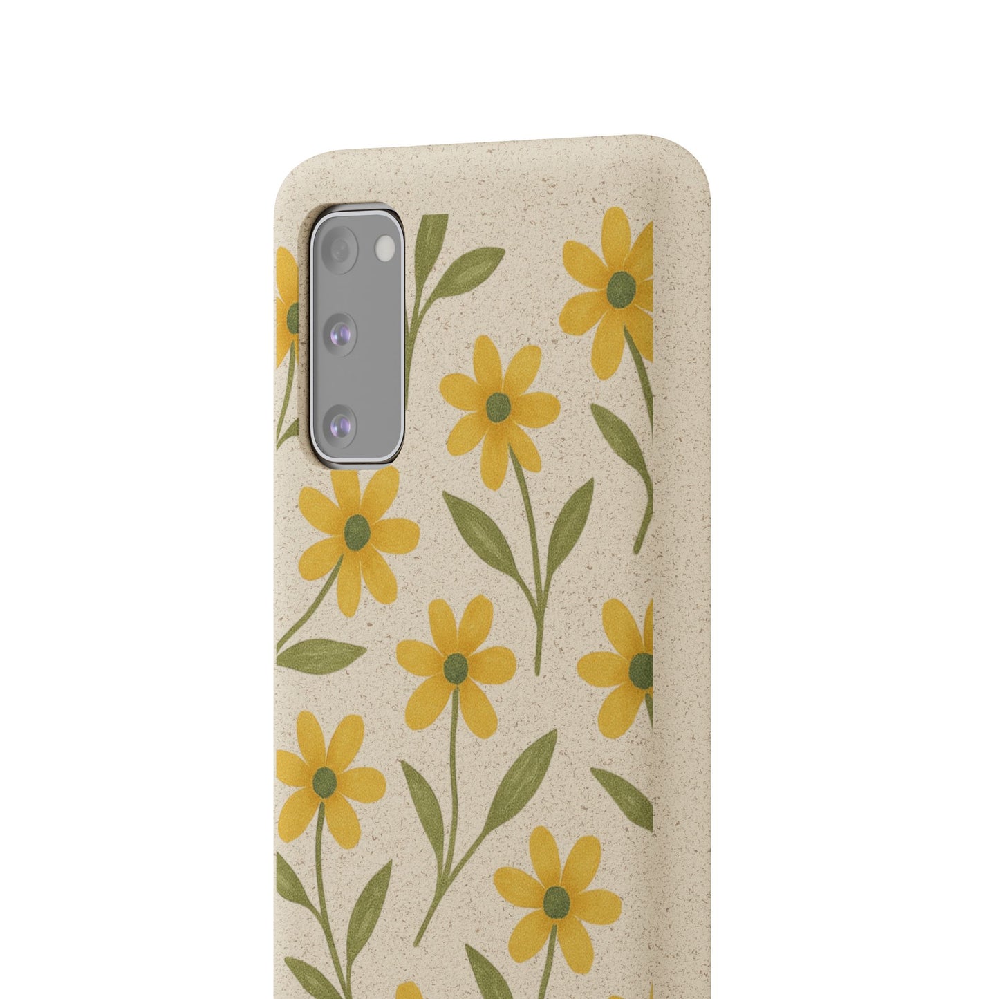 Meadow Bloom Biodegradable Phone Case - Marigold