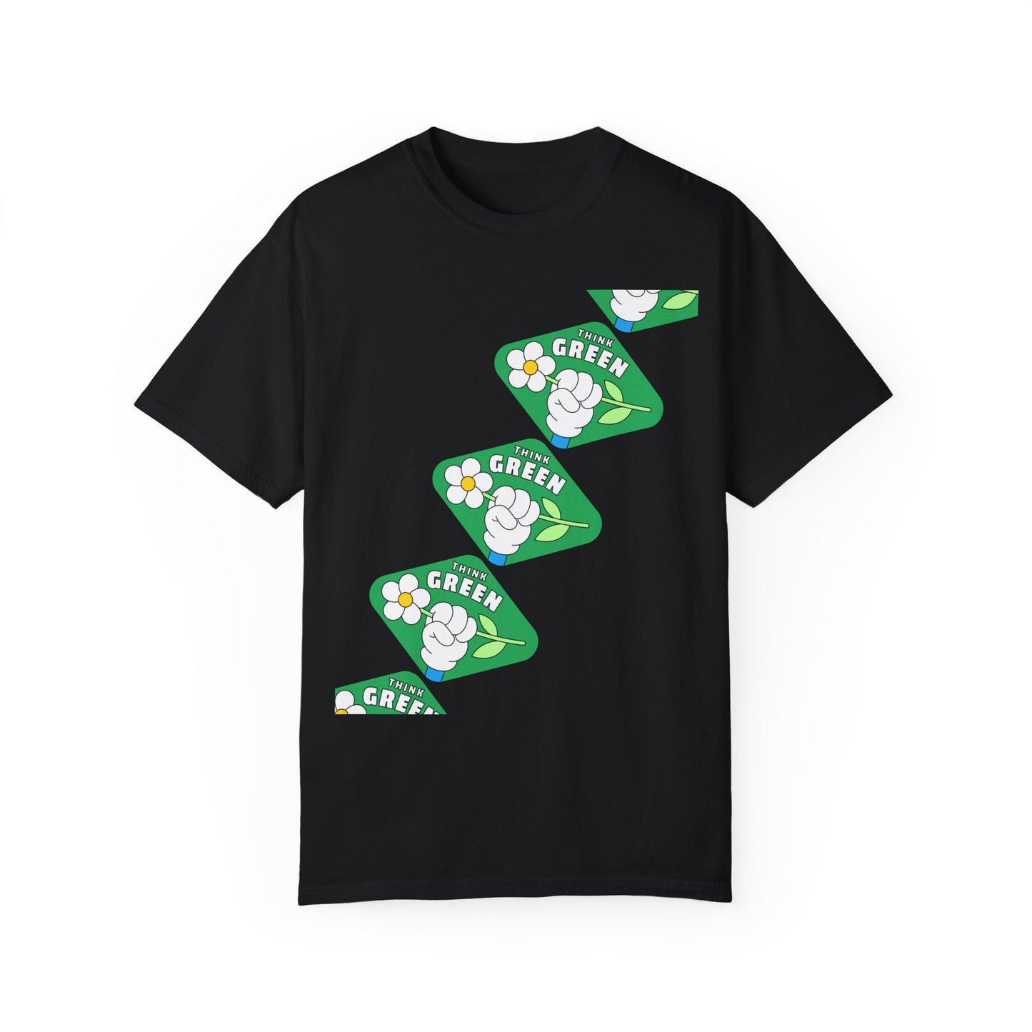 Unisex Garment-Dyed T-shirt - Think Green