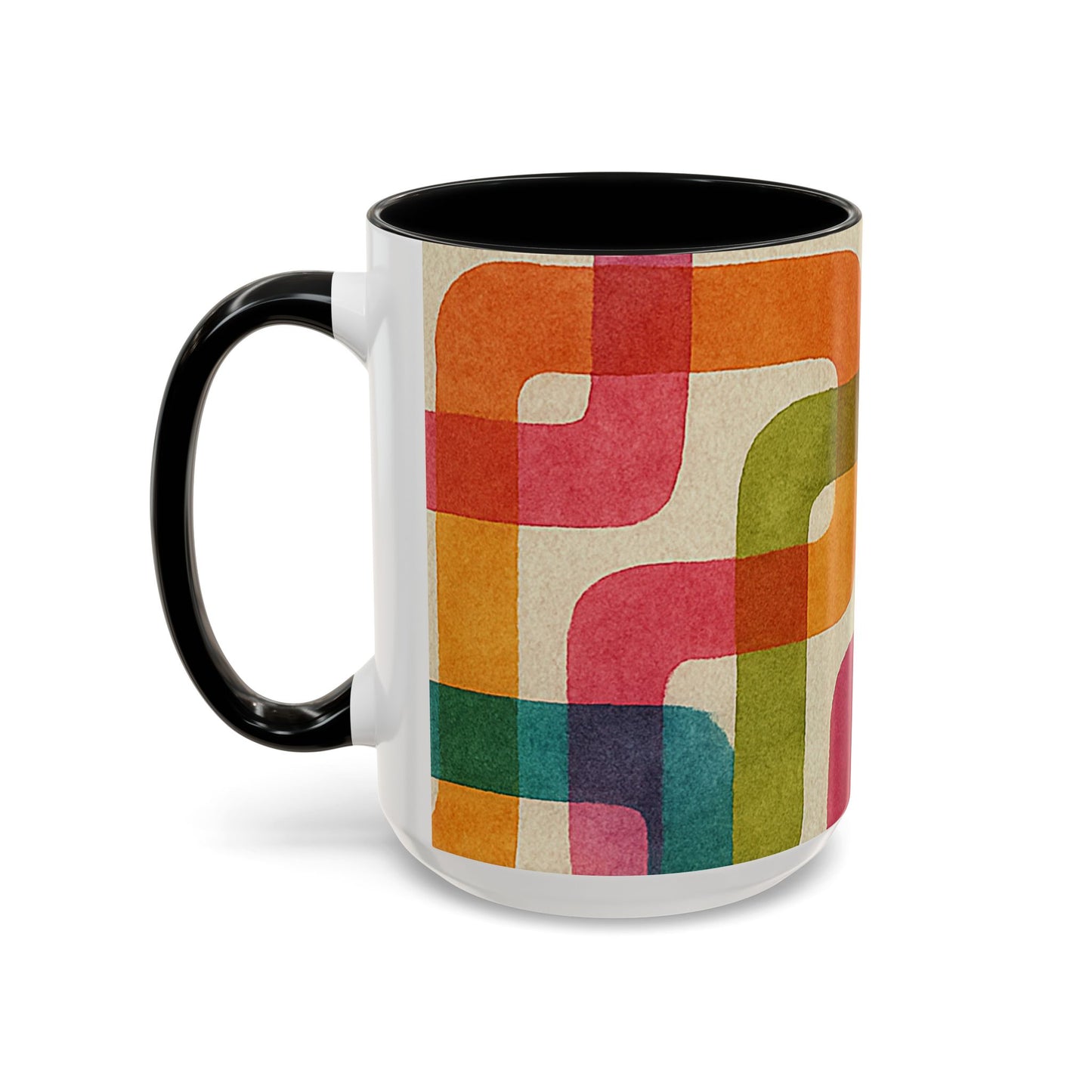 Retro Color Curves Coffee Mug