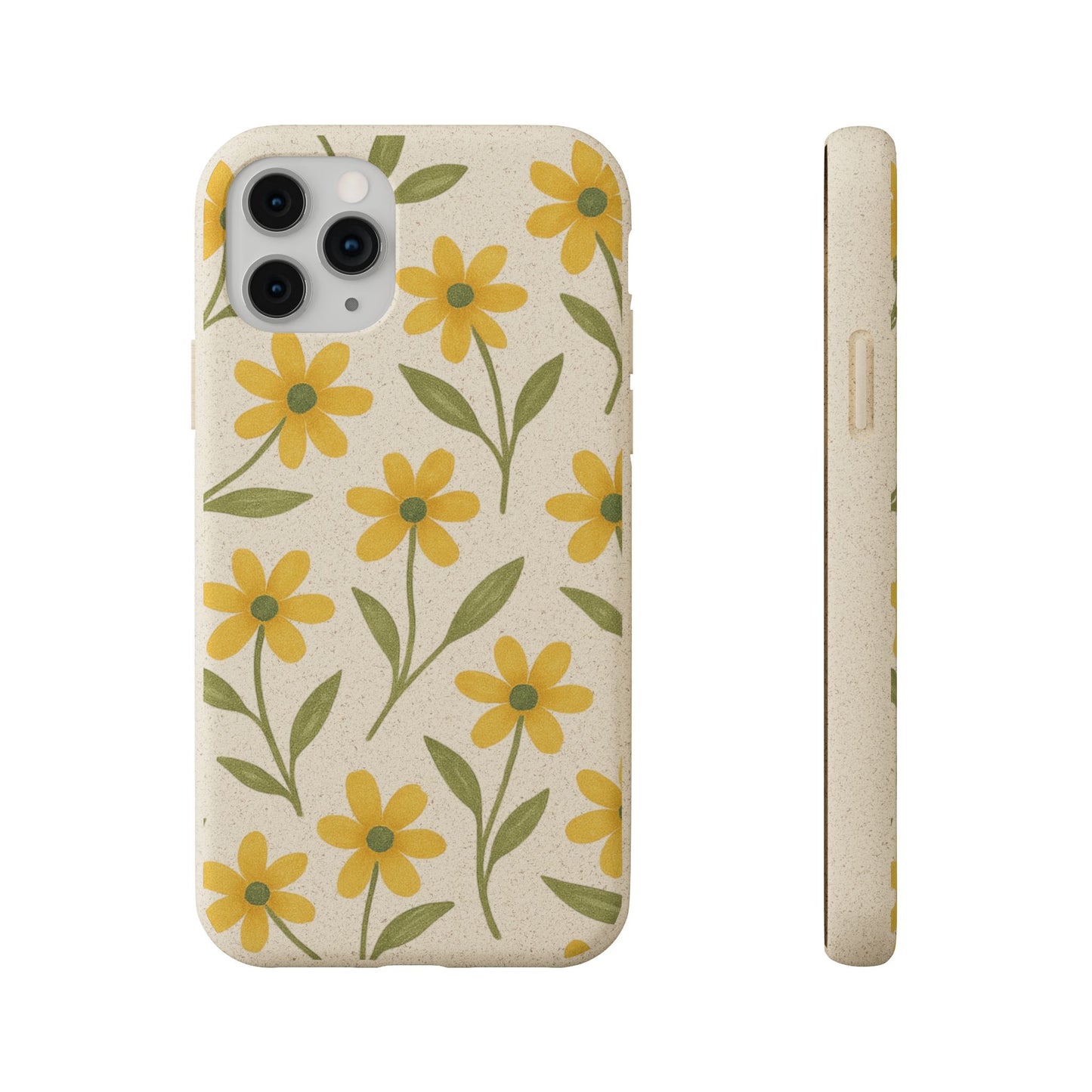 Meadow Bloom Biodegradable Phone Case - Marigold