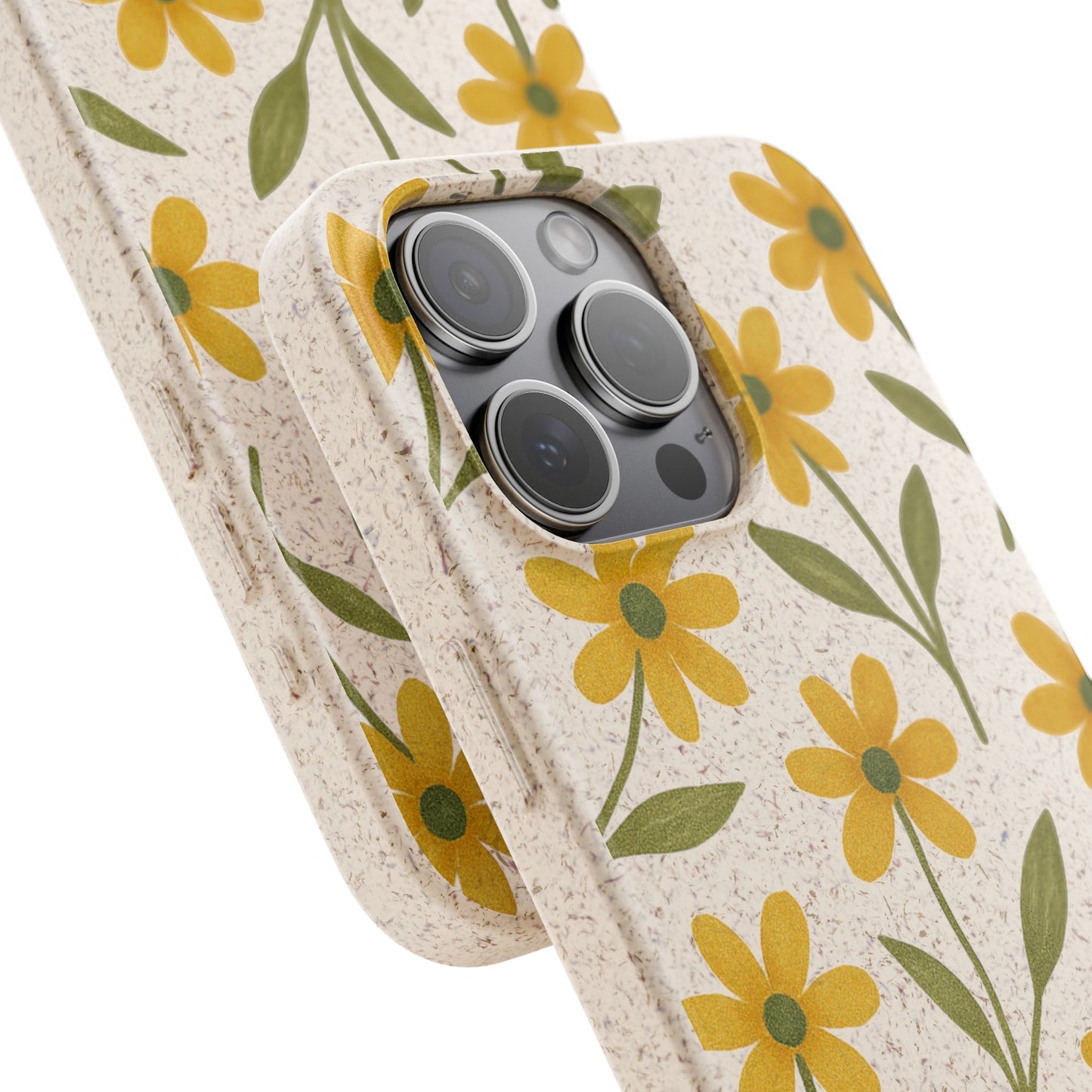 Meadow Bloom Biodegradable Phone Case - Marigold