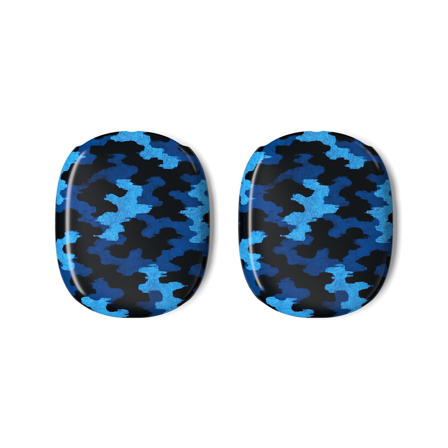 Blue Camo AirPod Max Case — Protective Printed Headphone Covers
