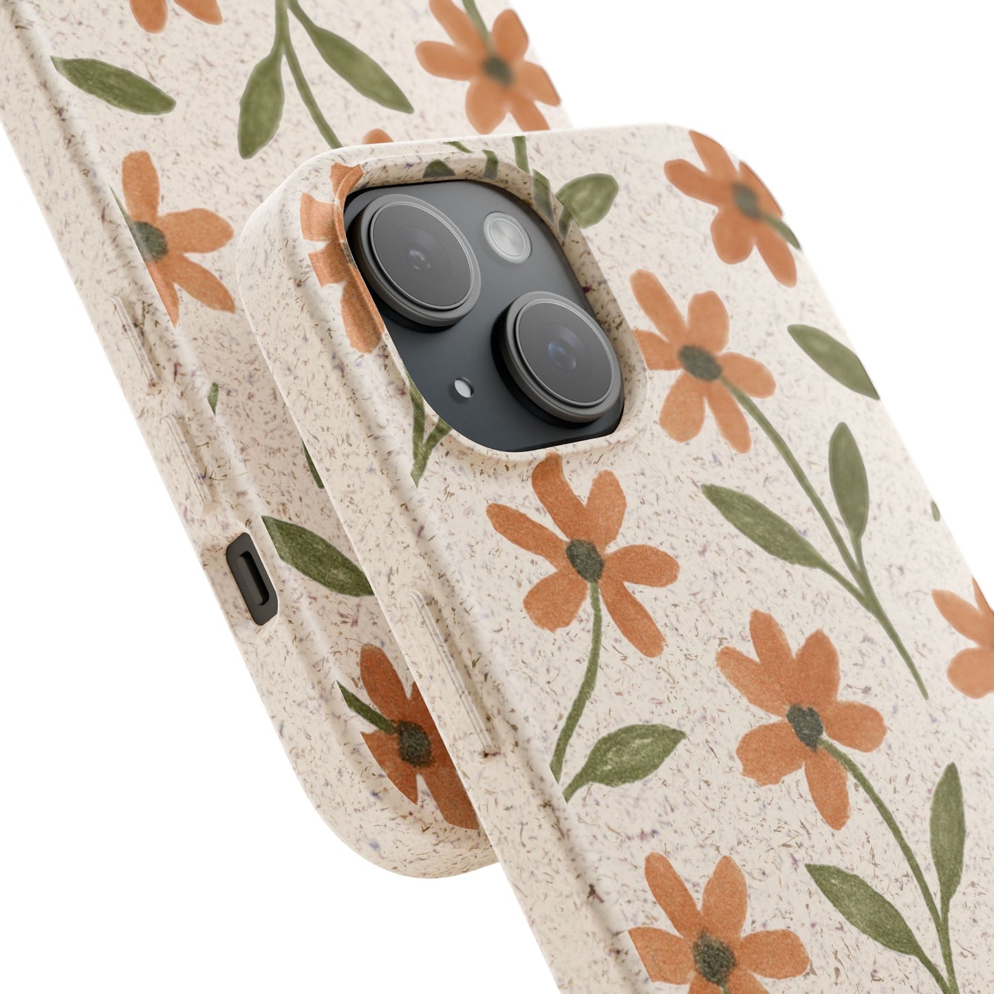 Floral Phone Case - Biodegradable Protective Cover