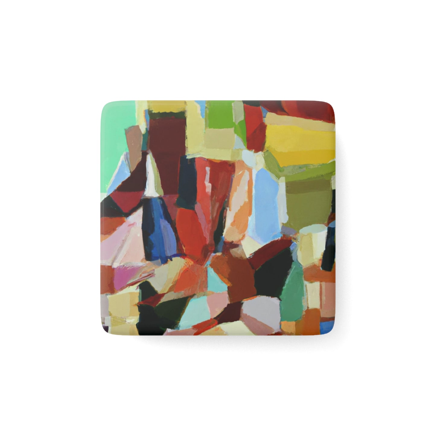 Porcelain Square Magnet