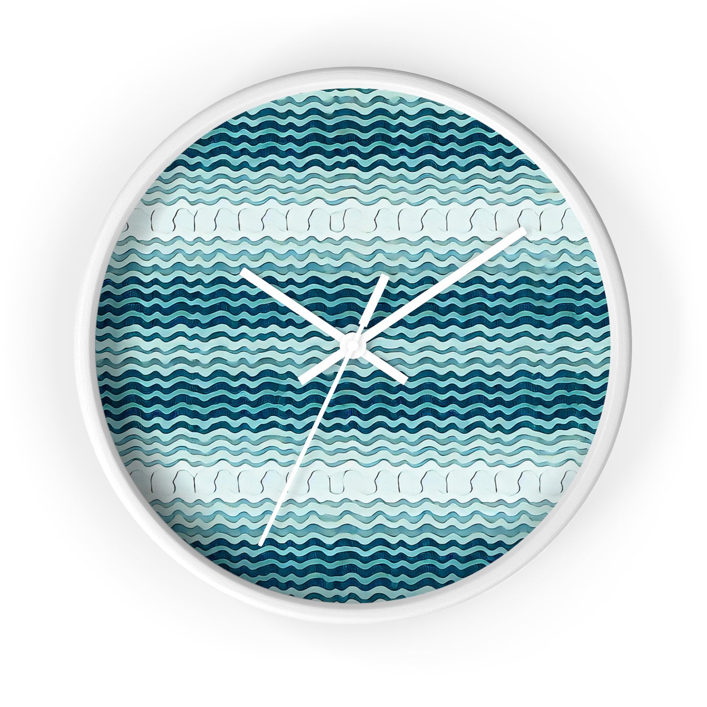 Tidal Knit Wall Clock