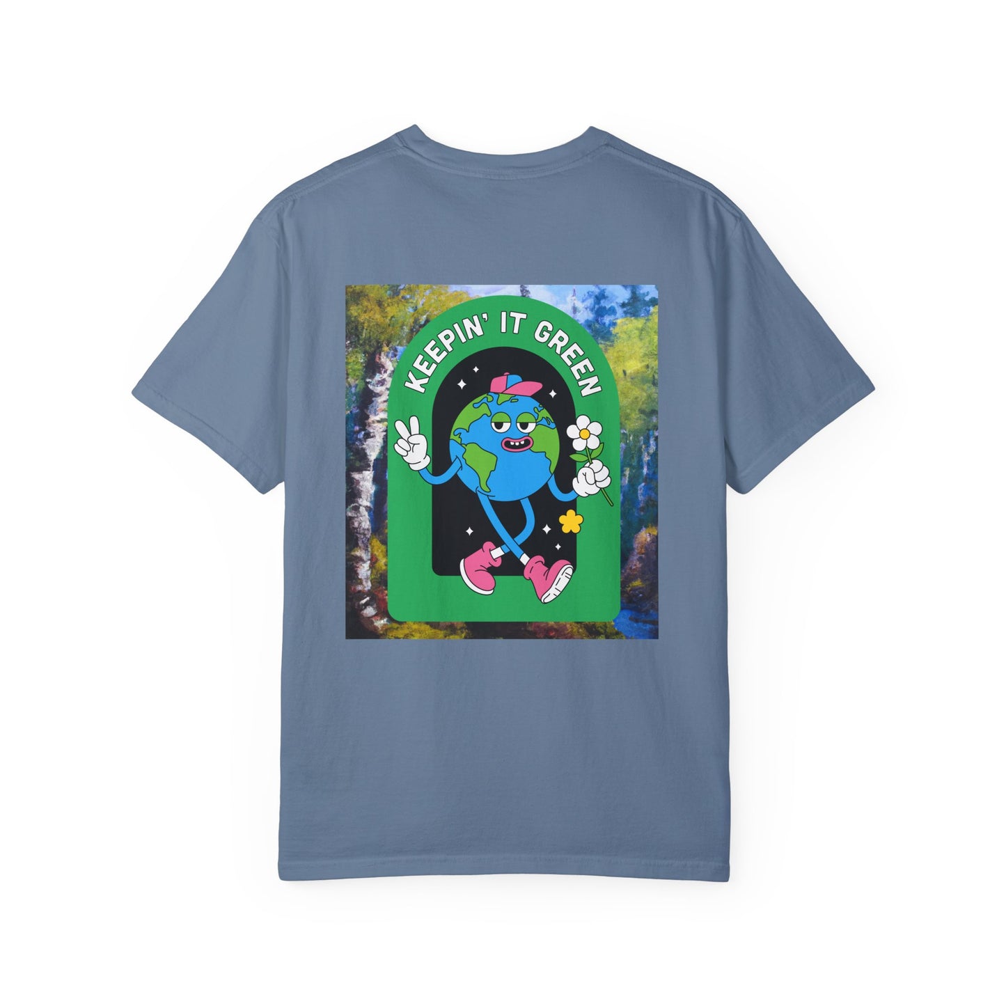 Unisex Garment-Dyed T-shirt - Think Green