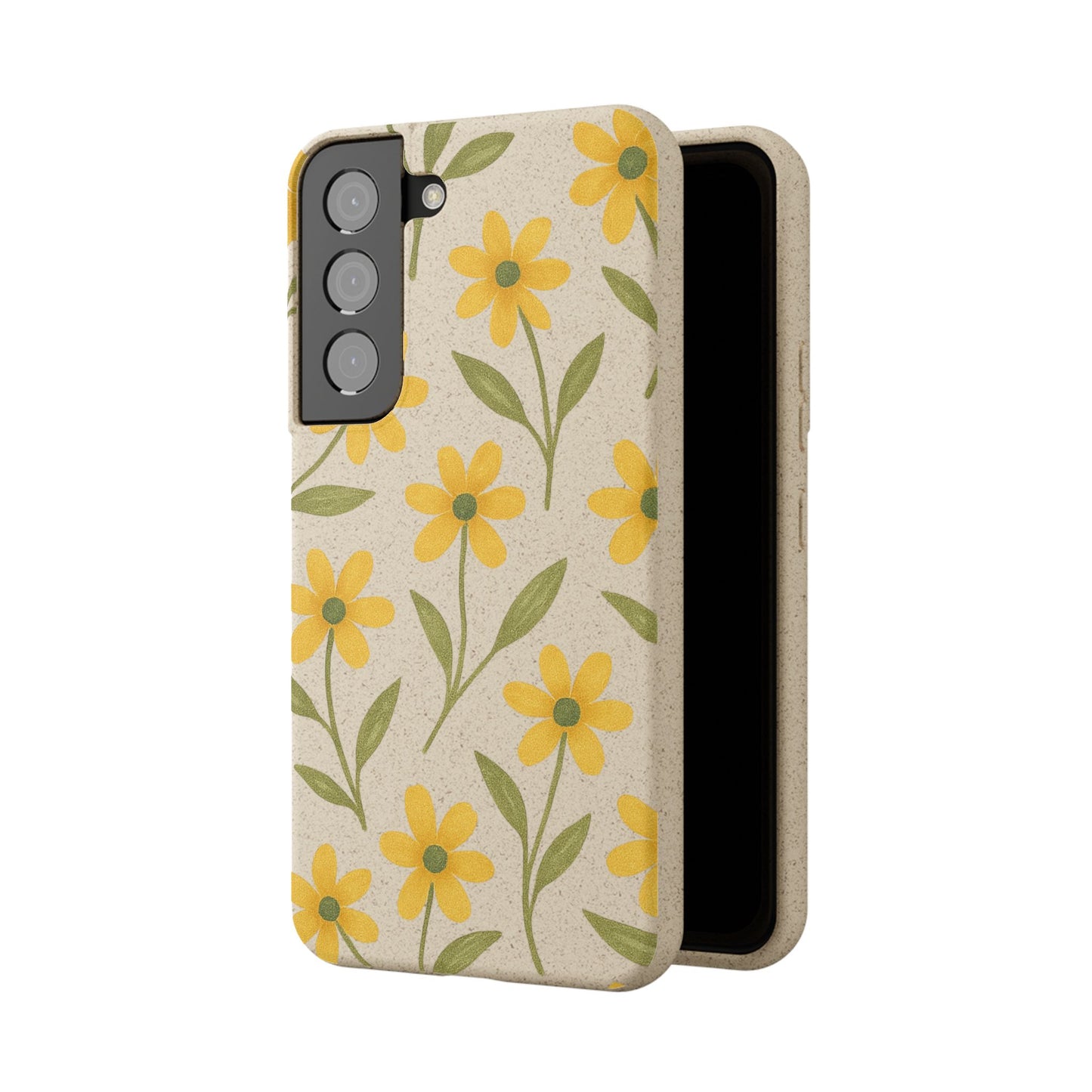 Meadow Bloom Biodegradable Phone Case - Marigold
