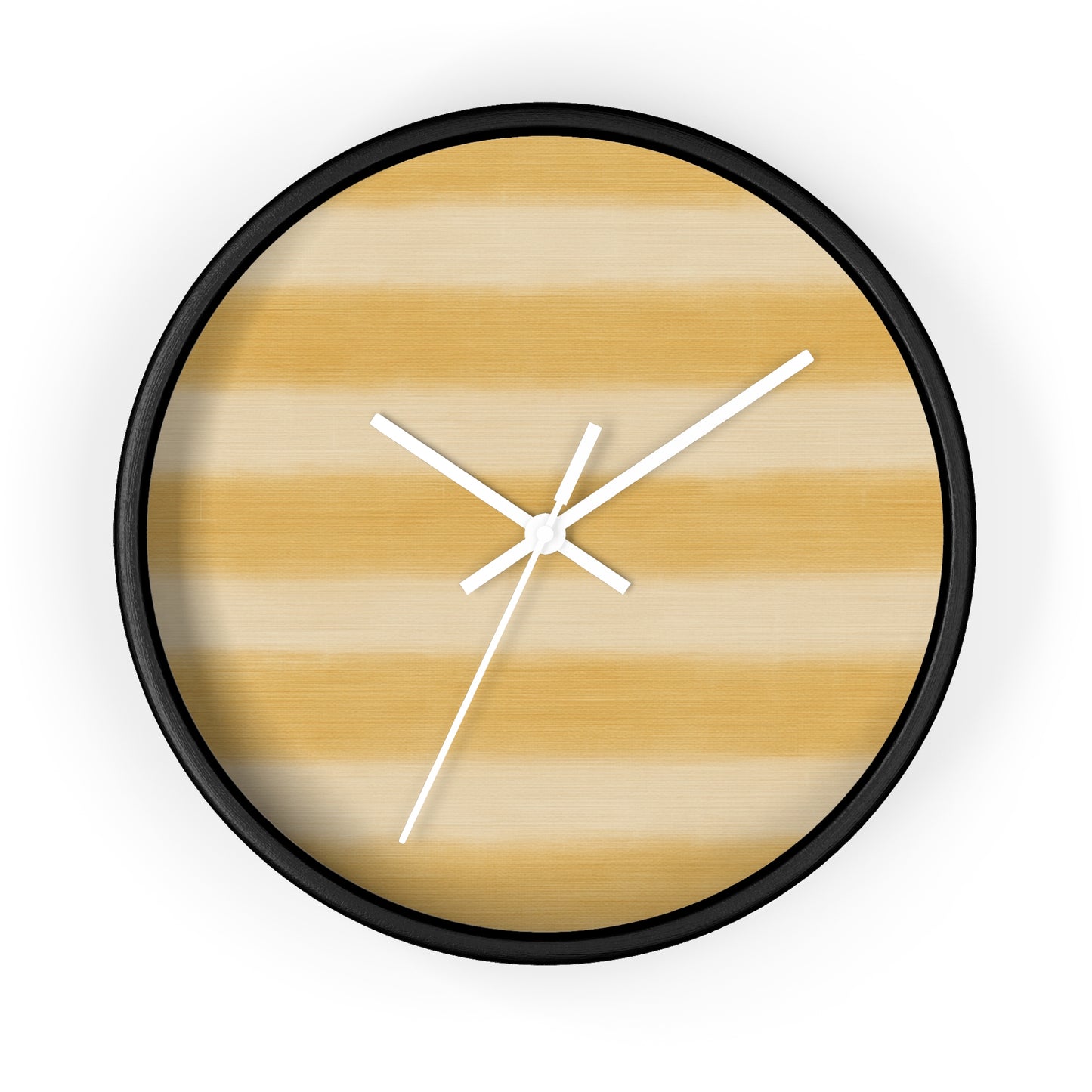 Loom Light Stripes Wall Clock – Ochre Fade