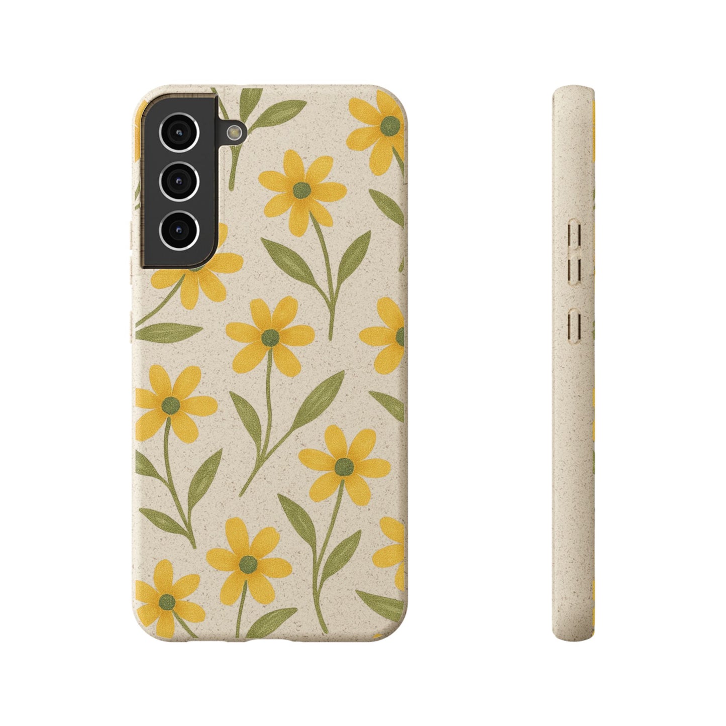 Meadow Bloom Biodegradable Phone Case - Marigold
