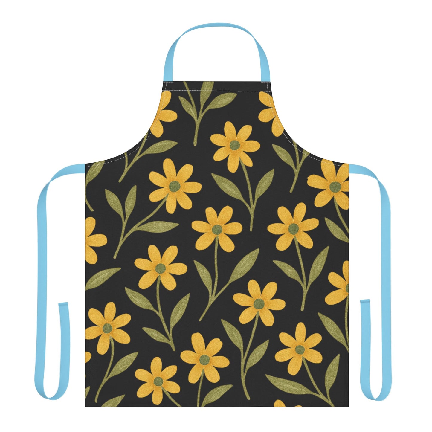 Floral Apron, 5-Color Straps (AOP)
