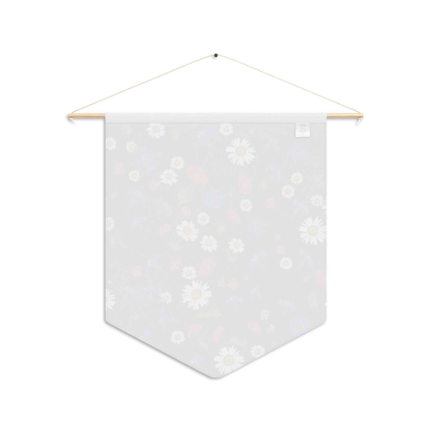 Flower Black Pennant