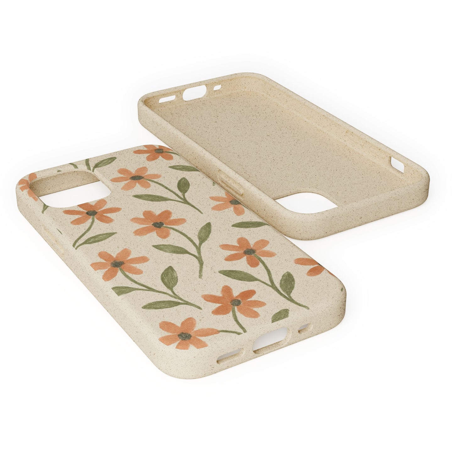 Floral Phone Case - Biodegradable Protective Cover