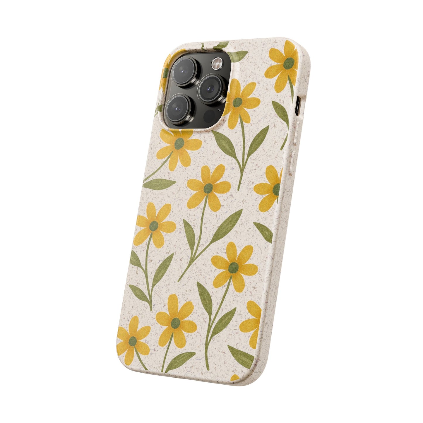 Meadow Bloom Biodegradable Phone Case - Marigold