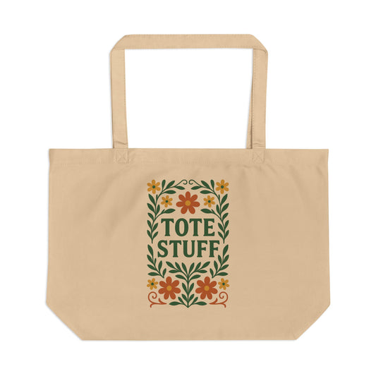 Tote Stuff Large Tote Bag - Eco Statement Series by Palette & Grove