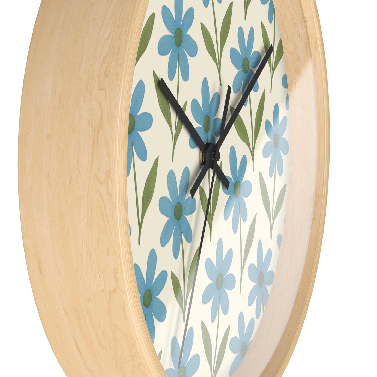 Meadow Bloom - Wall Clock - Bluebell