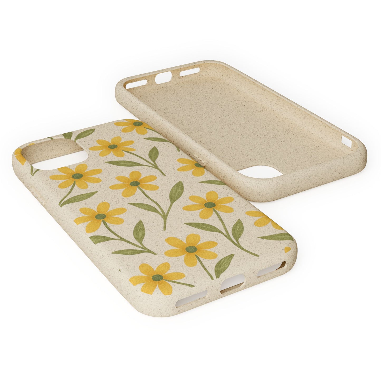 Meadow Bloom Biodegradable Phone Case - Marigold