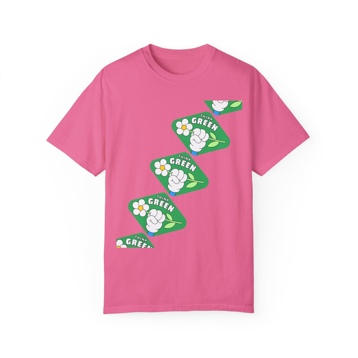 Unisex Garment-Dyed T-shirt - Think Green