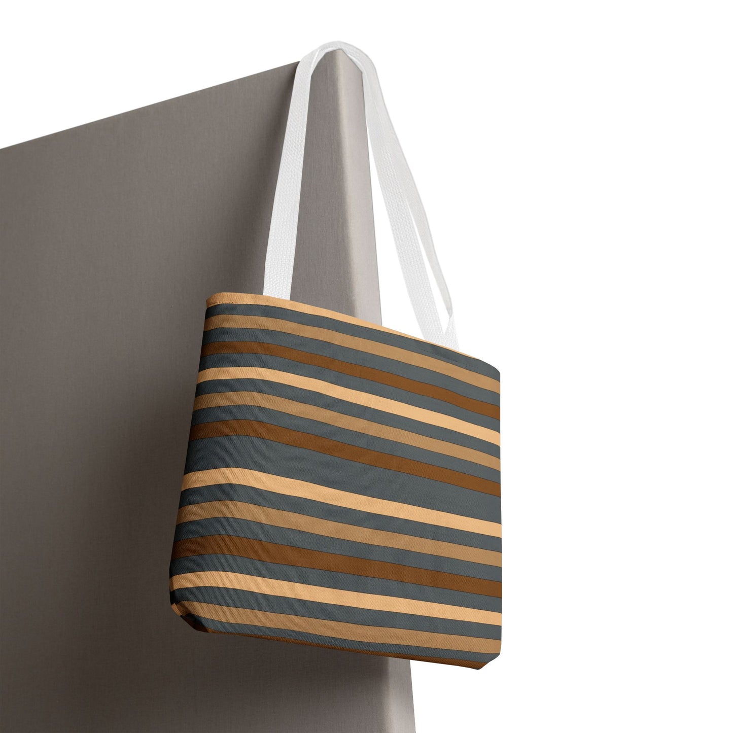 Grey/Brown Tote Bag
