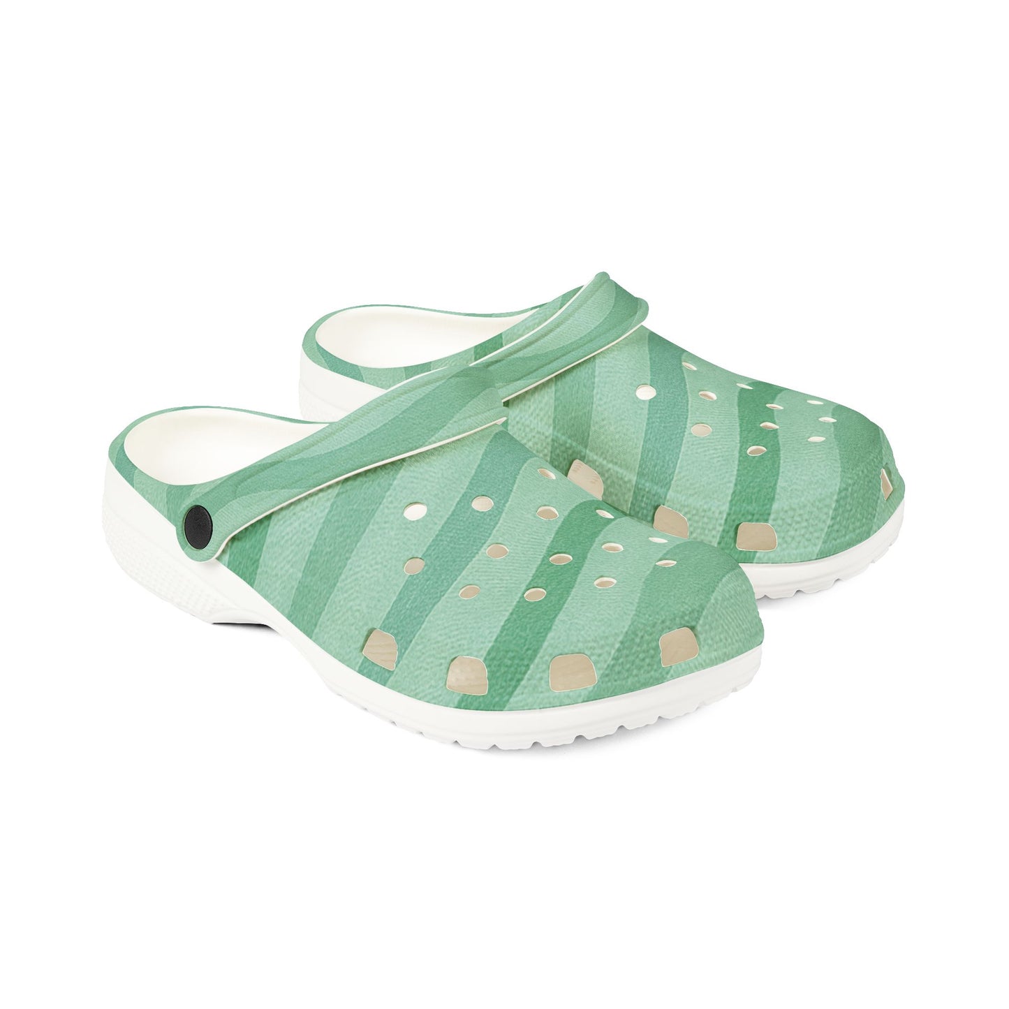Wavy Stride - Clogs (Green Meadow) Foam Rubber Shoes