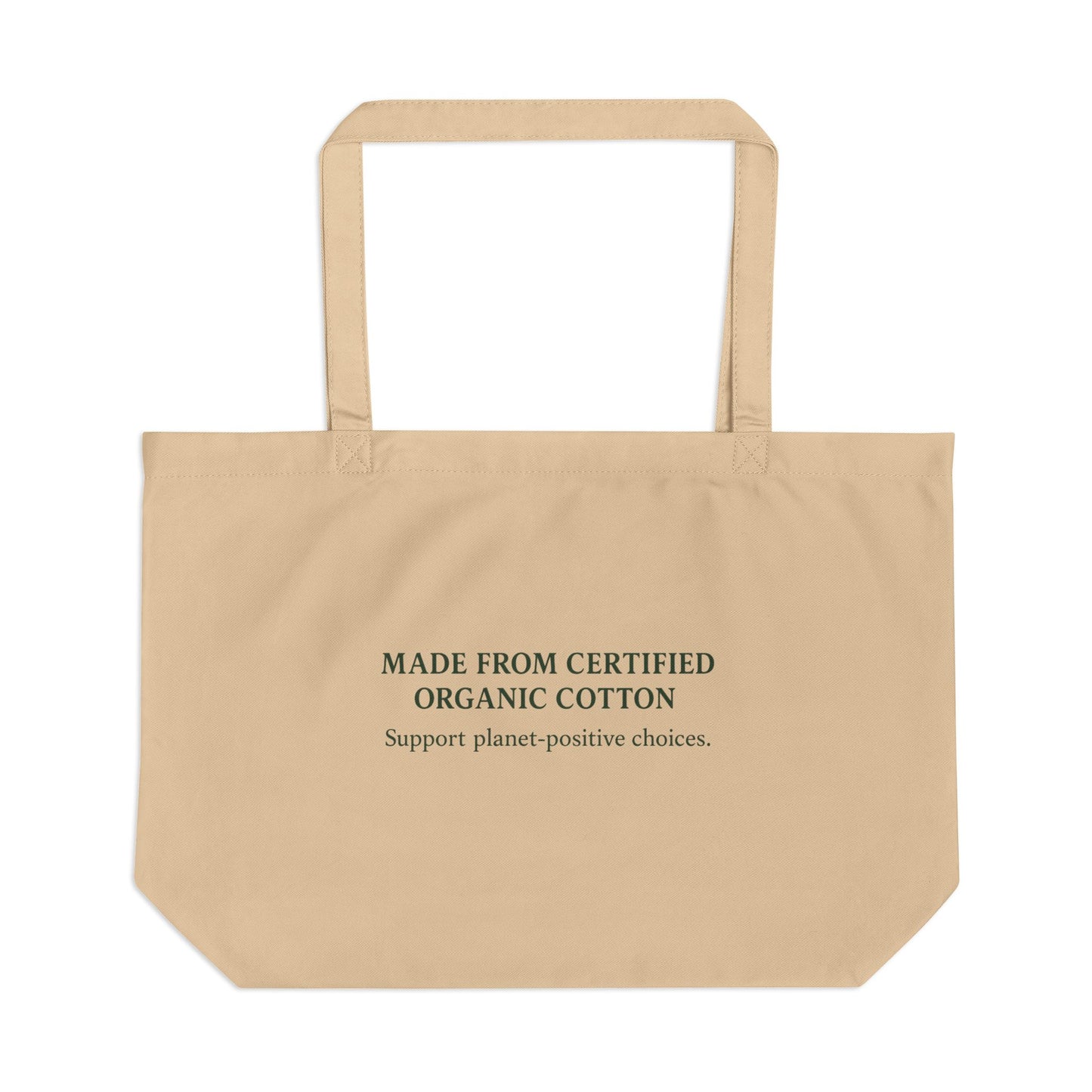 Large Tote Bag - Eco Statement Series by Palette & Grove
