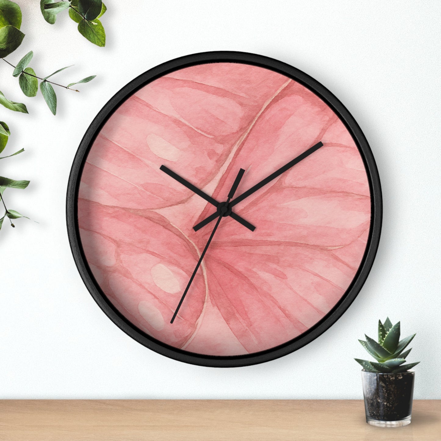 Petal Drift Wall Clock