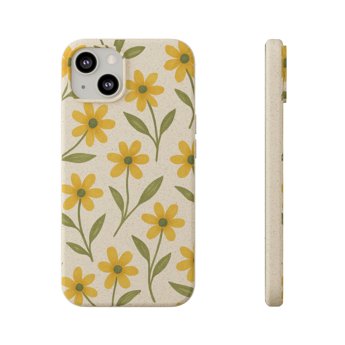 Meadow Bloom Biodegradable Phone Case - Marigold