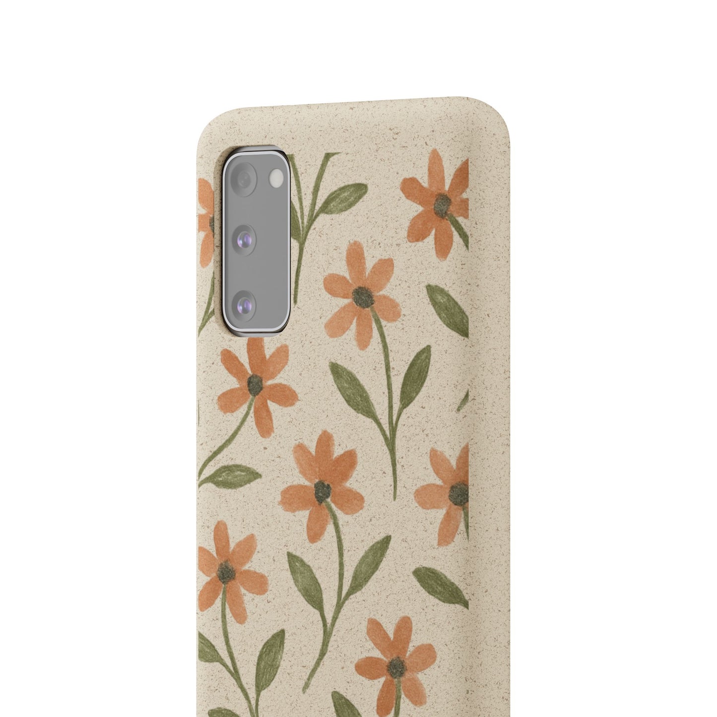 Floral Phone Case - Biodegradable Protective Cover