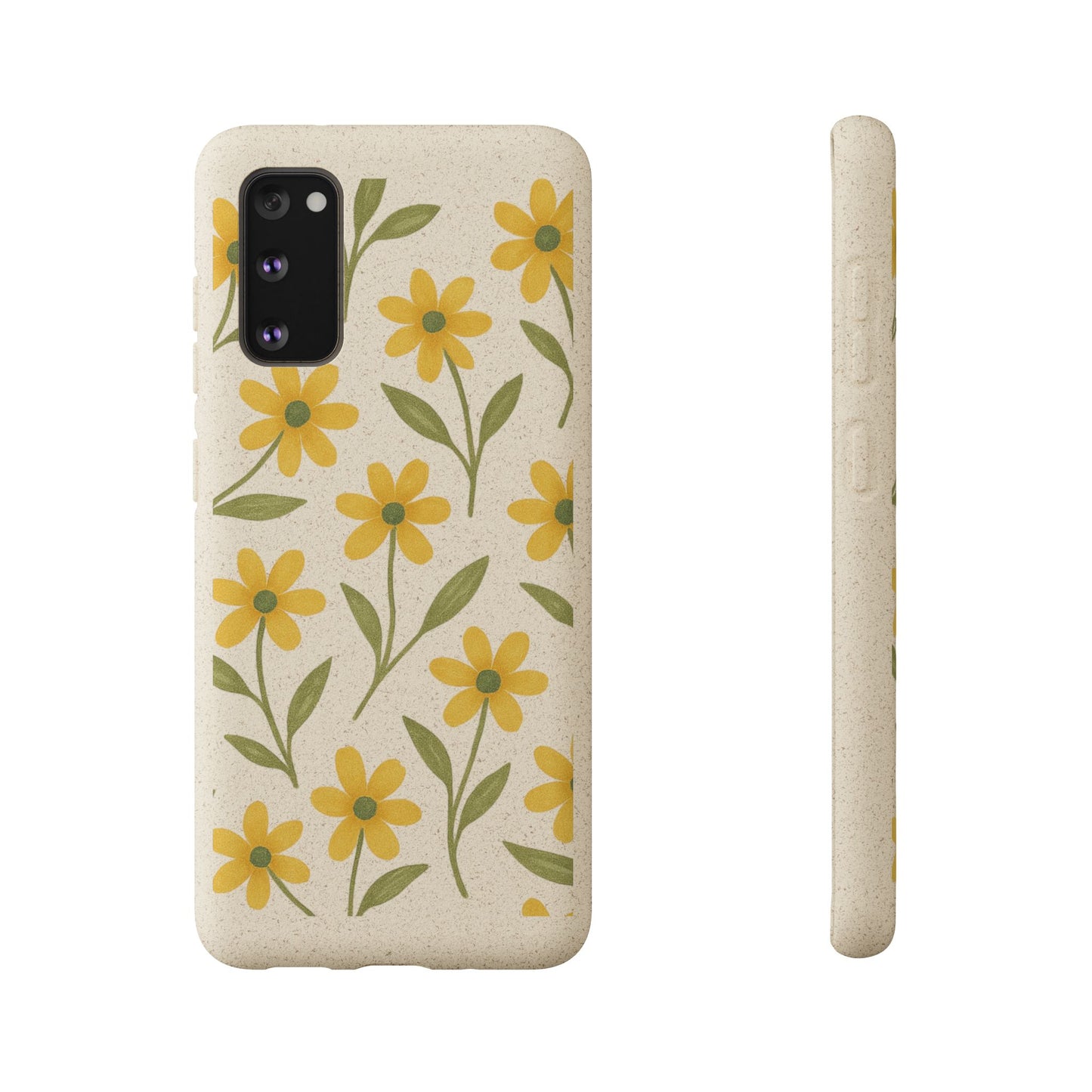 Meadow Bloom Biodegradable Phone Case - Marigold