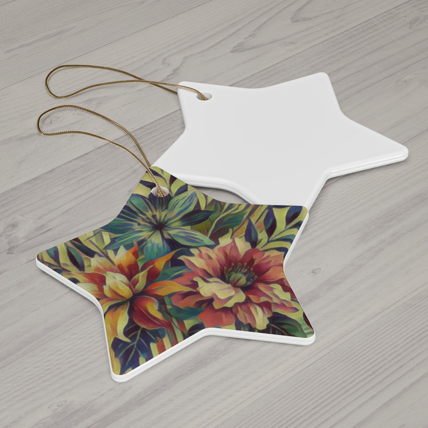 Ceramic Ornament, 4 Shapes