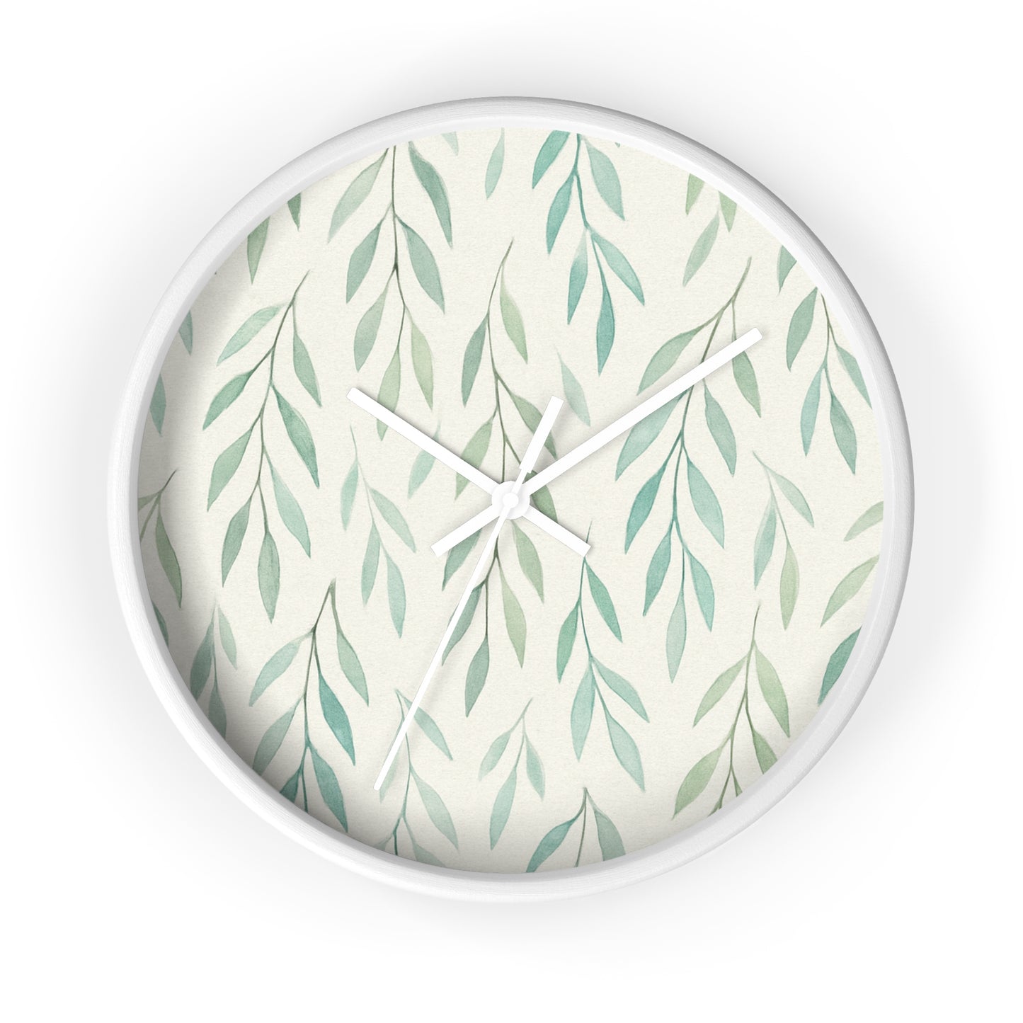 Botanical Leaf Wall Clock – Nature-inspired Home Decor