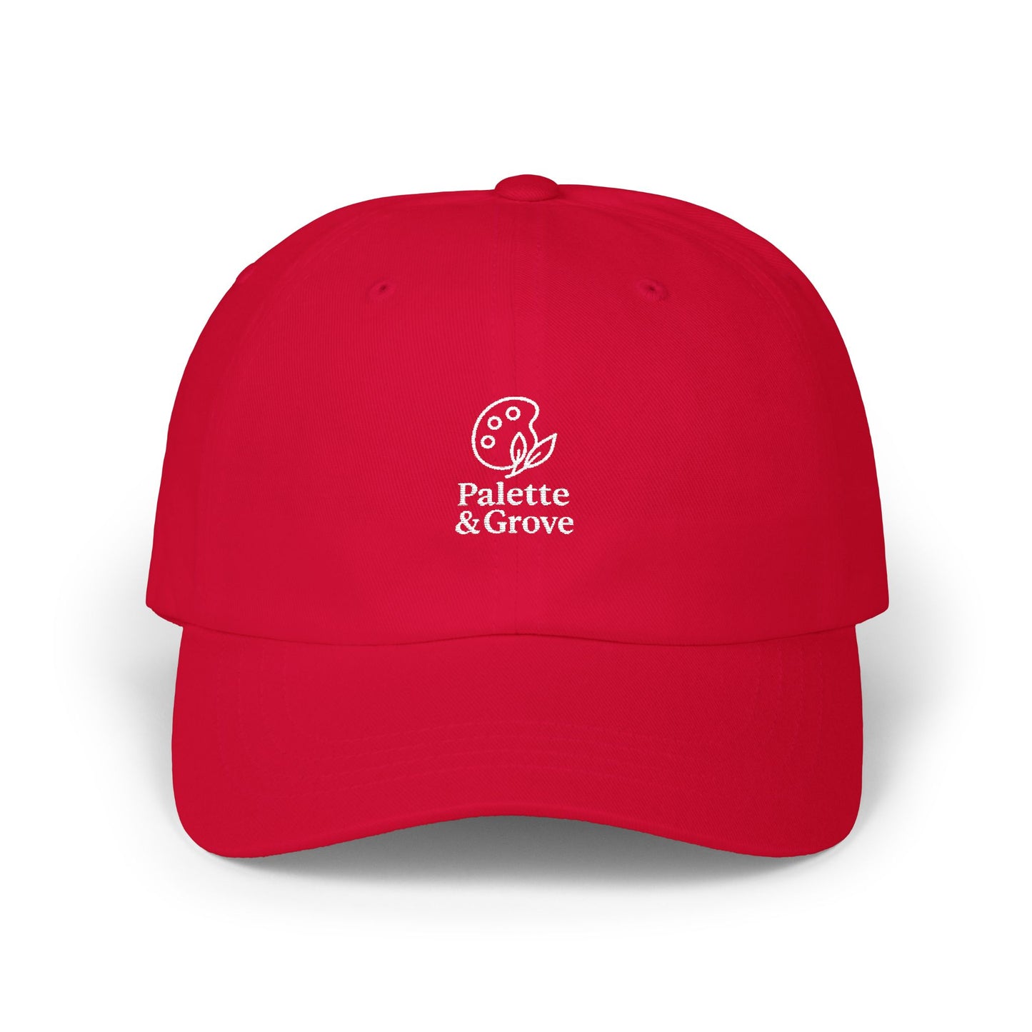 Palette & Grove White Logo Classic Dad Cap
