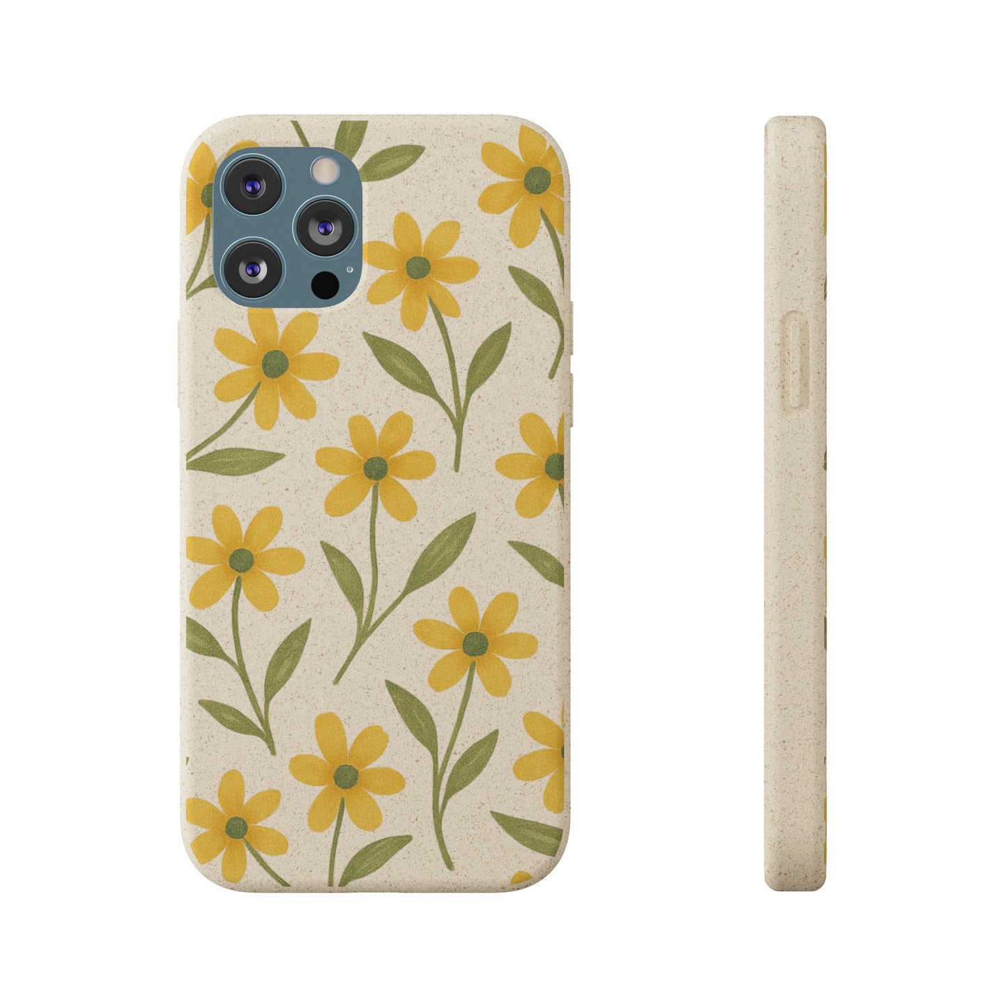 Meadow Bloom Biodegradable Phone Case - Marigold