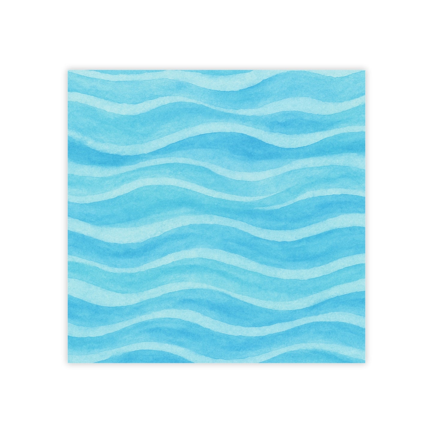 Water Wave Post-it® Note Pads - Blue Ocean Design for Office & Home
