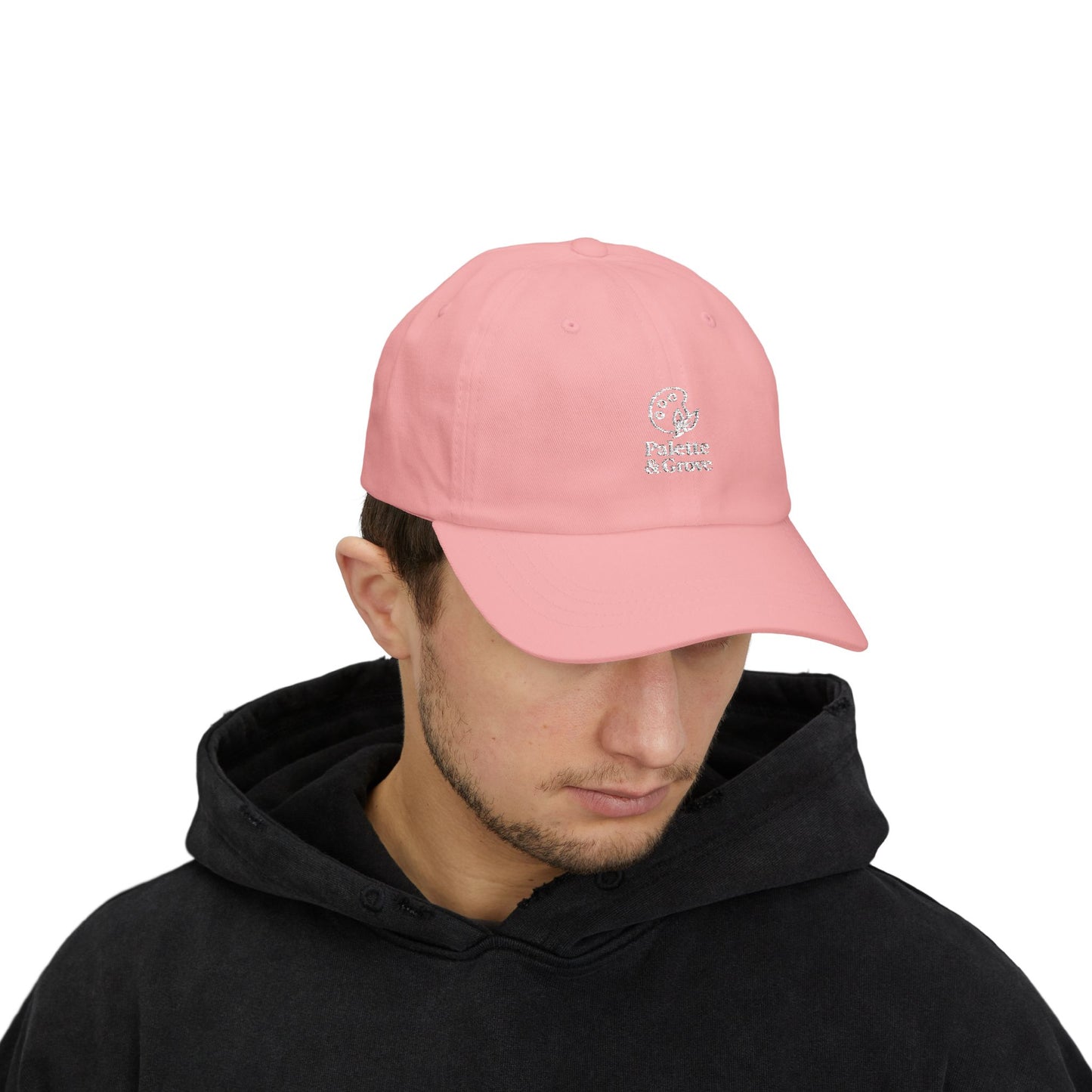 Palette & Grove White Logo Classic Dad Cap