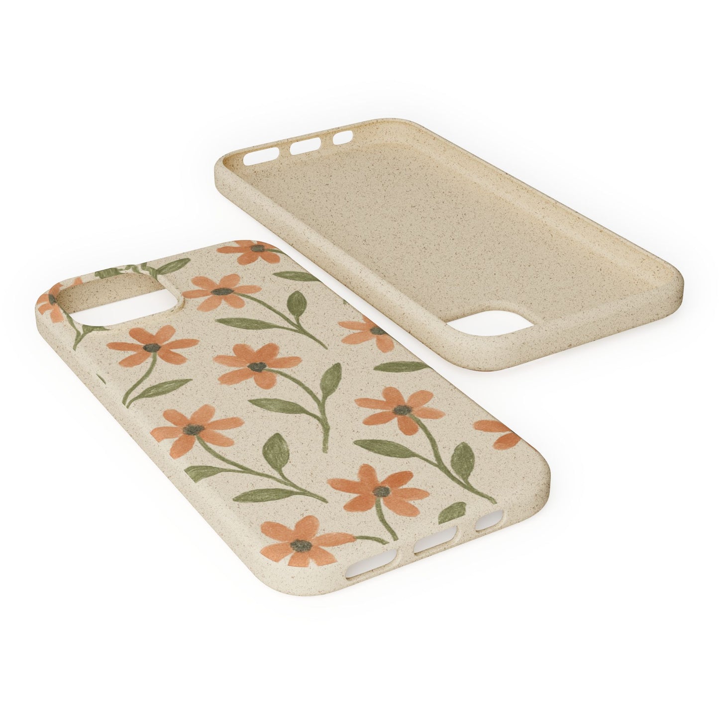 Floral Phone Case - Biodegradable Protective Cover