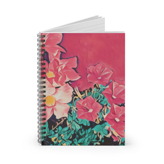 XFlowers (Original Photo Edit) Spiral Notebook - Ruled Line